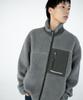 Thisisneverthat Sp Sherpa Fleece Jacket Charcoal