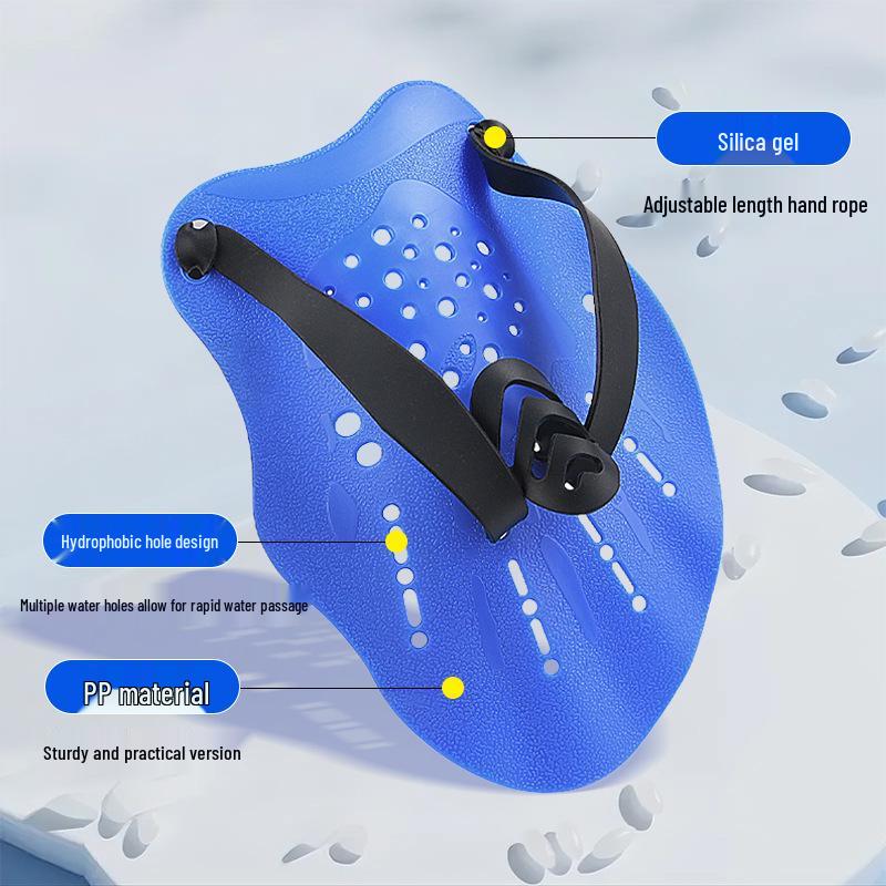 Silicone Freestyle & Breaststroke Swim Paddles for Kids and Adults