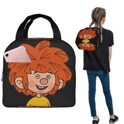 Geantă Izolată pentru Prânz Pumuckl pentru Femei Copii Cutii Alimentare Portabile Cutie de Prânz Termică Geantă Tote