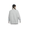 Nike Sportswear Phoenix Fleece Logo Collar Fleece Long Sleeve Sweatshirt Women Sweatshirt Dark-Gray Sail-White FZ3208-063