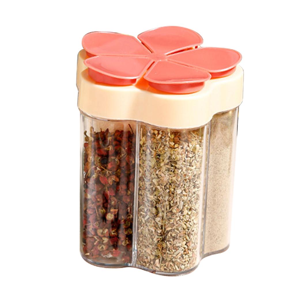 Contenitori per Spezie da Viaggio 5 in 1 Ermetici Contenitori per Condimenti da Viaggio Scatola Portatile per Condimenti da Campeggio per Barbecue Picnic