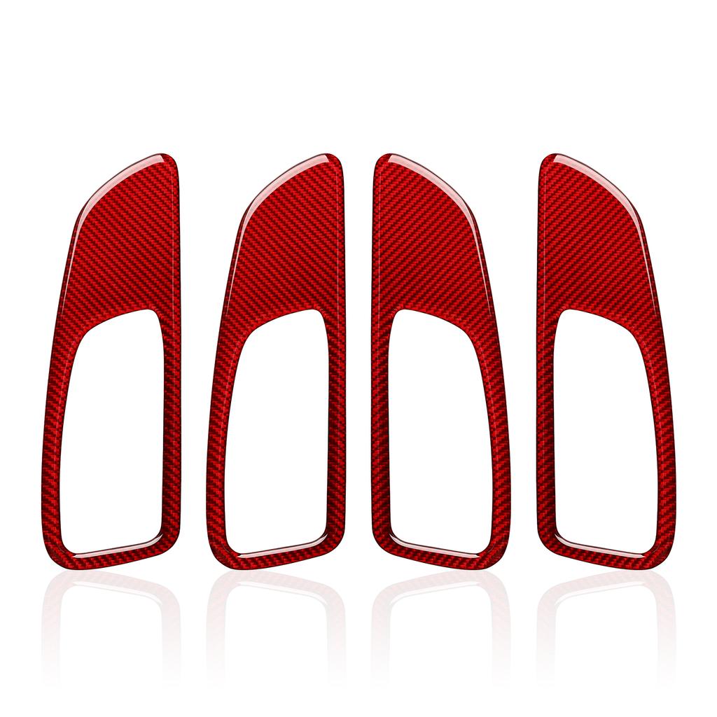 Car Stickers Inner Door Bowl Frame Decoration Carbon Fiber Interior For Alfa Romeo 159 Brera Spider Accessories