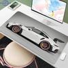 White Cool Sports Car Mouse Pad Large Gaming AntiSlip Rubber Base Extended Desk Mat Gamer Office Computer Accessories Mousepad