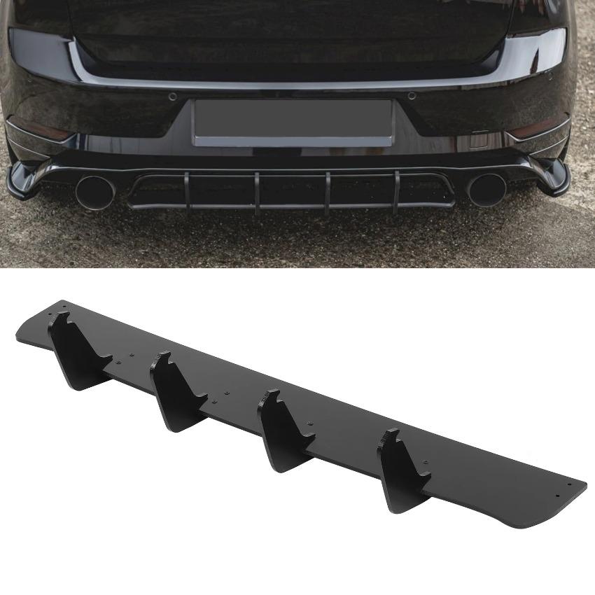 Para Volkswagen Golf MK7.5 GTI TCR 2017-2020 Difusor Trasero Placa Spoiler Labio Splitter Kit de Carrocería Tuning Accesorios para Coche