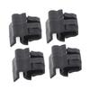 4pcs Set 1472872 00 C Front Bumper Buckle 1106961 00 C Black Hood Buckle Hood Trunk Clip for Tesla Model 3 2017 To 2025