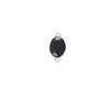 10pcs Crystal Glass Oval Shape Charms Connectors for Jewelry Earrings Bracelet Necklace Pendant Making Findings DIY Accessories