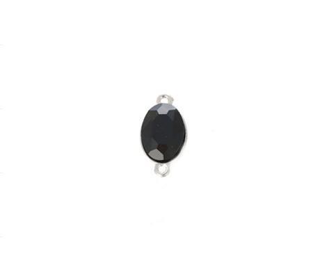 10pcs Crystal Glass Oval Shape Charms Connectors for Jewelry Earrings Bracelet Necklace Pendant Making Findings DIY Accessories