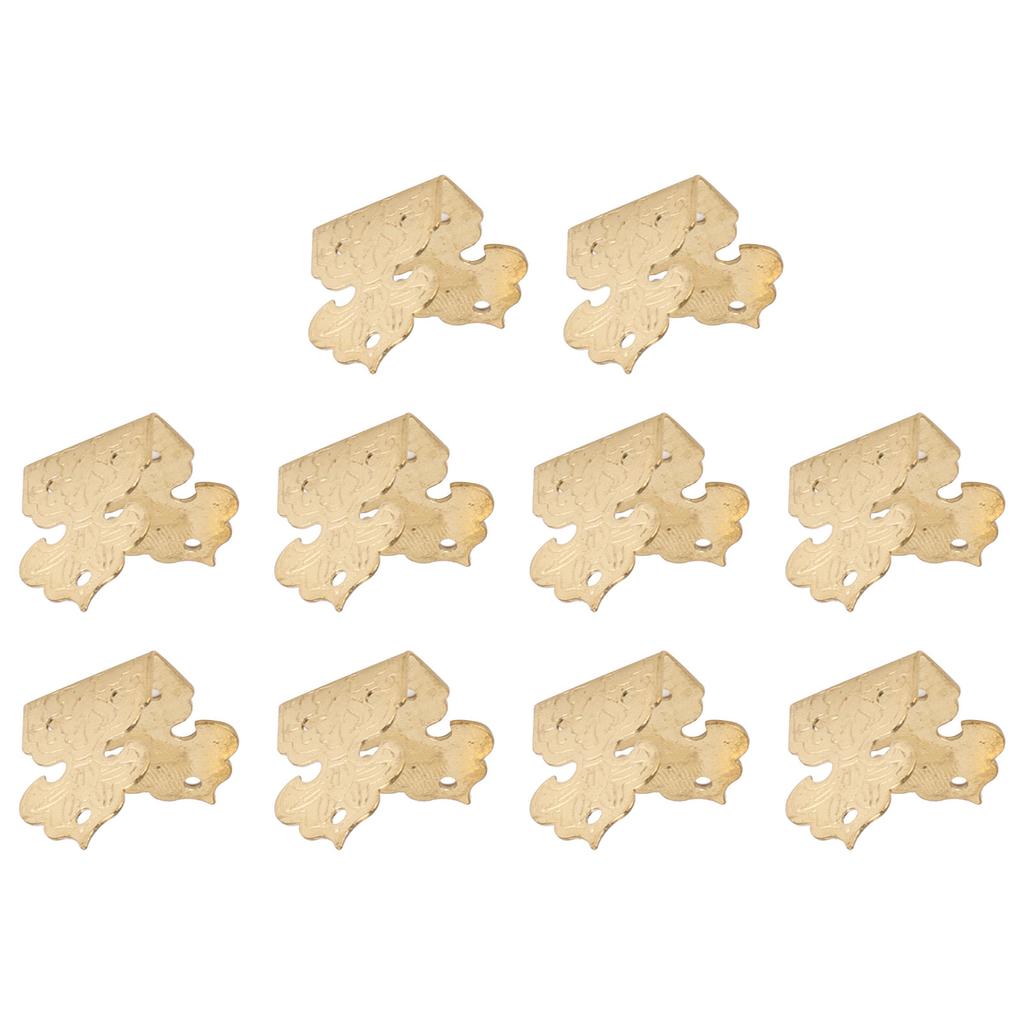 Eckenschutz Kupfer Tischkante Schutzwerkzeug für Schmuckgeschenk Holzkisten Schränke Messing