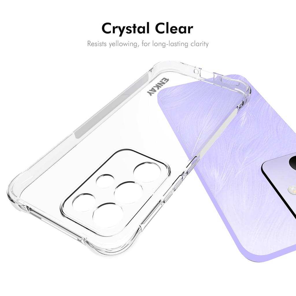 For Realme C85 Pro 4G Clear Phone Case ENKAY HAT PRINCE Shockproof Anti-slip TPU Cover