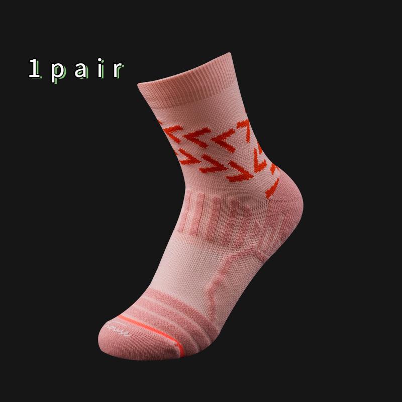 

Размер 35–39. Женские противоударные профессиональные спортивные носки для фитнеса и полотенец со средней посадкой. One-size розовый