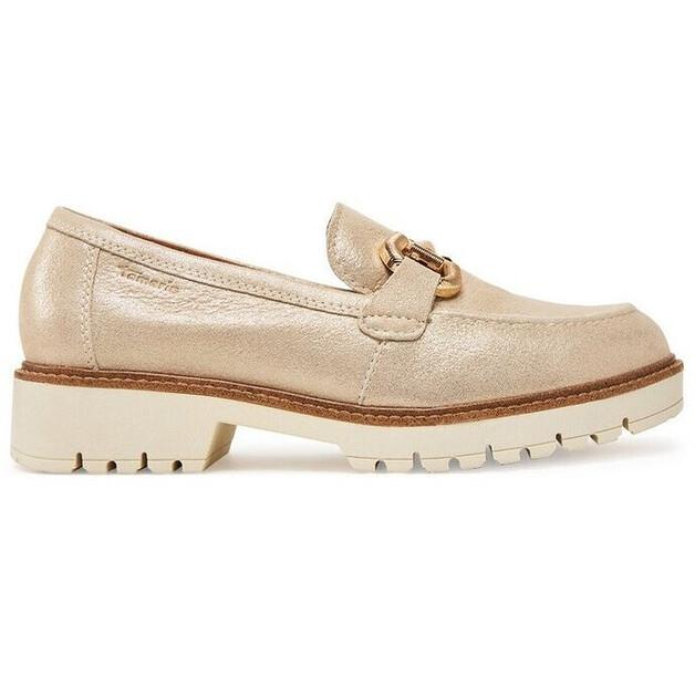 

Женские слипоны Tamaris Бежевые gold 40
