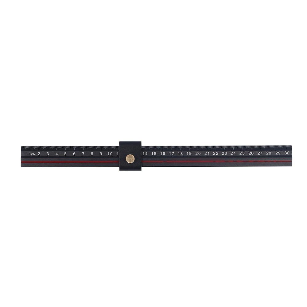 Clear Accurate Scales Sliding Ruler Aluminum Alloy T Square Ruler For Carpenter