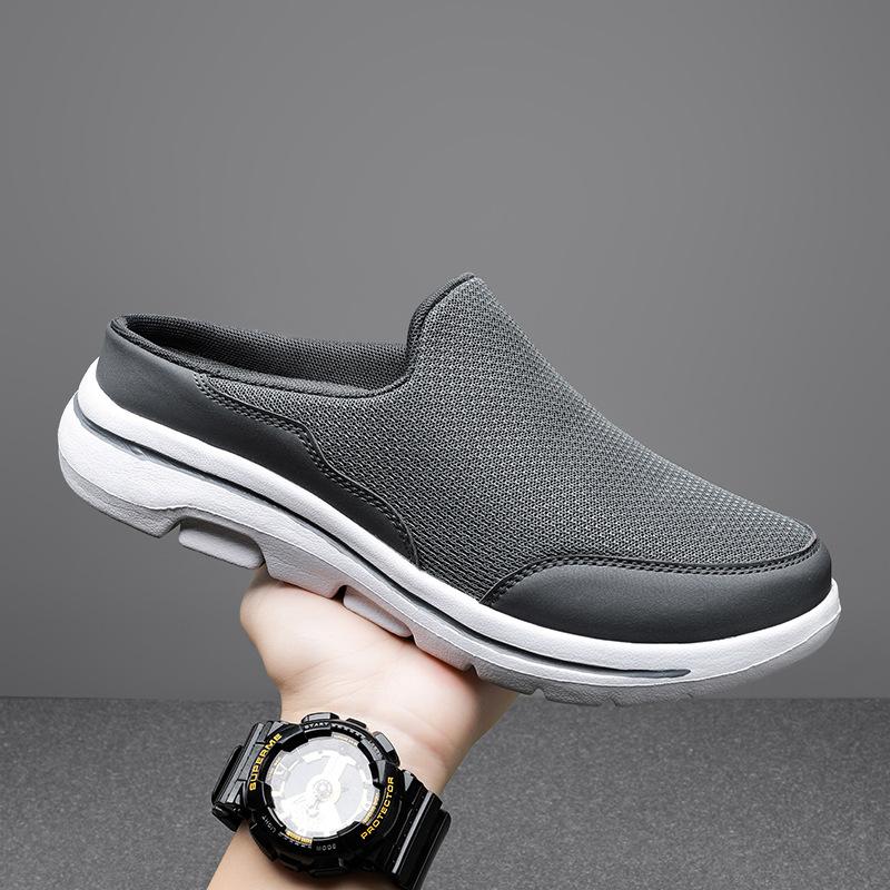 Fashion Men Slippers Summer Breathable Home Indoor Slippers Men Thick Bottom Slides Fashion Couple Walking Shoes Chanclas Hombre