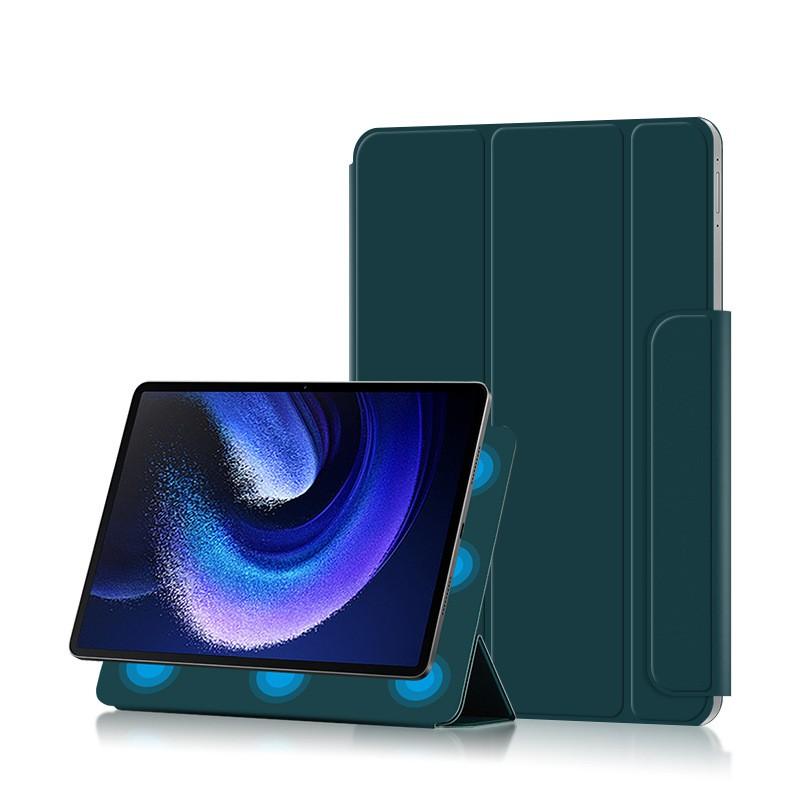 Magnetic Folio Case Pad 6 Max 14 Inch With Auto Sleep Wake Stand Protection Cover In PU Leather