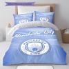 Pure MCFC Pride Bedding Quilt Set Quilt Cover Pillowcase Home Decoration Birthday Gift (1 * Duvet Cover + 2 * Pillowcase, Without Core)