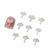 Ocean Style Seashell Nail Art Kit: 3D Shell, Starfish, Resin Ornaments with 12-Grid Box