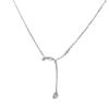 Temperament Water Drop Necklace Women'S Light Luxury Niche Senior Design Sense Student Girlfriend Tassel Clavicle Chain
