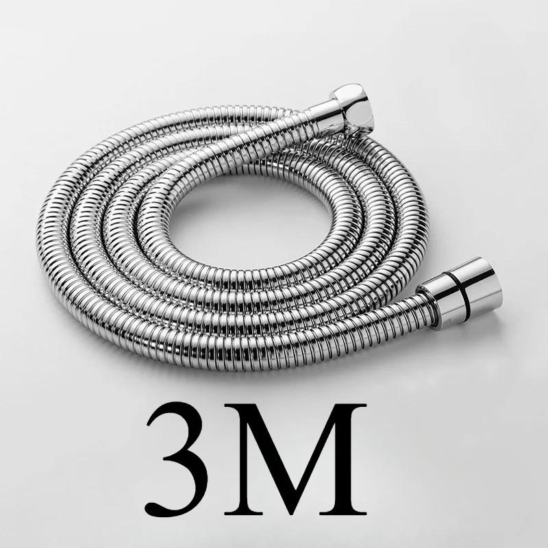 304 Stainless Steel Shower Hose High Quality Faucet Hose Flexible Shower Hose Thick Silicone Bathroom 3 Meter Shower