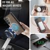 Magnetic Wireless Charging Leather Flip Phone Case for Samsung Galaxy S25 Edge S24 Ultra Plus A56 A36 A26 A16 Wallet Card Cover