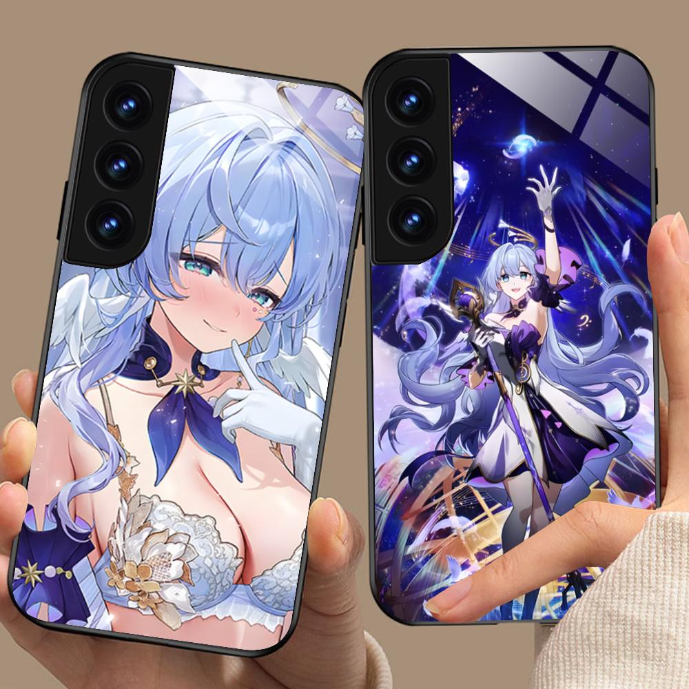 HSR Robin Glass Mobile Phone Case for Samsung Galaxy A56 55 54 53 52 51 36 35 34 23 16 15 5G Colorful Cover