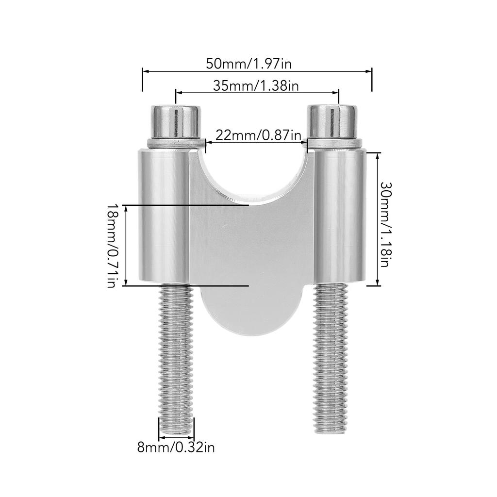 22mm Lenkererhöhung Klemme 30mm Erhöhung Ersatz für Su uki RM125 RM250 RM 250 RM 450 RMX450