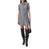 Diesel Dam/Kvinna Aito Denim Midi Skjortklänning