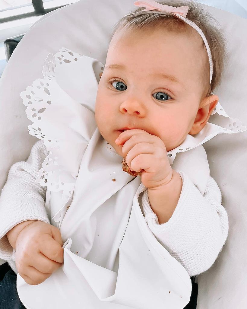 Elodie Baby Scandinavian Perfect for Vanilla White Bibs, Stylish, Waterproof, Design, Daycare,
