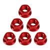 6x Rear Sprocket Nuts M10 x 1 Red For Ducati 1098 1098S 1098R 1198 S 2007-2011