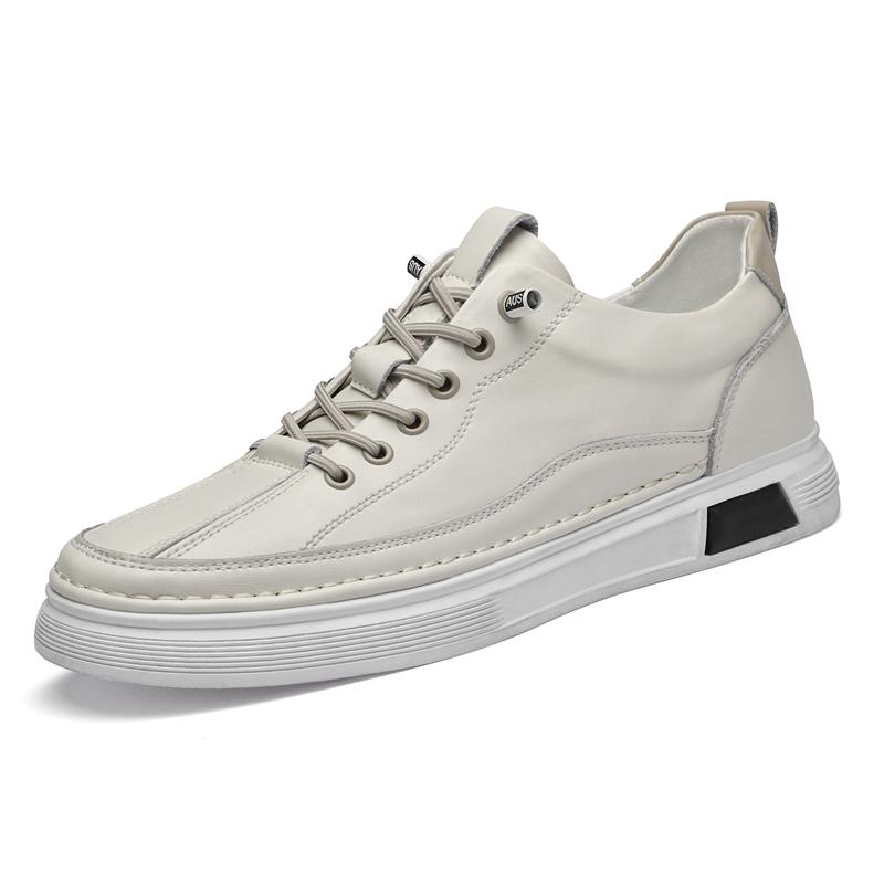 Fashion Classic Fashion Skateboard Footwear for Men Thick Soled Sneakers Anti Slip Man Casual Shoes Genuine Leather Mens Tenis Masculino