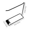 Stylish Nail Art Display Rack for Nail Color Samples and Swatches Showcase, Fan-Shaped Color Chart Stand
