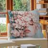 Abstract Flowers Girl Pillow Cushion Cover Pillowcase Living Room Sofa Home Decor