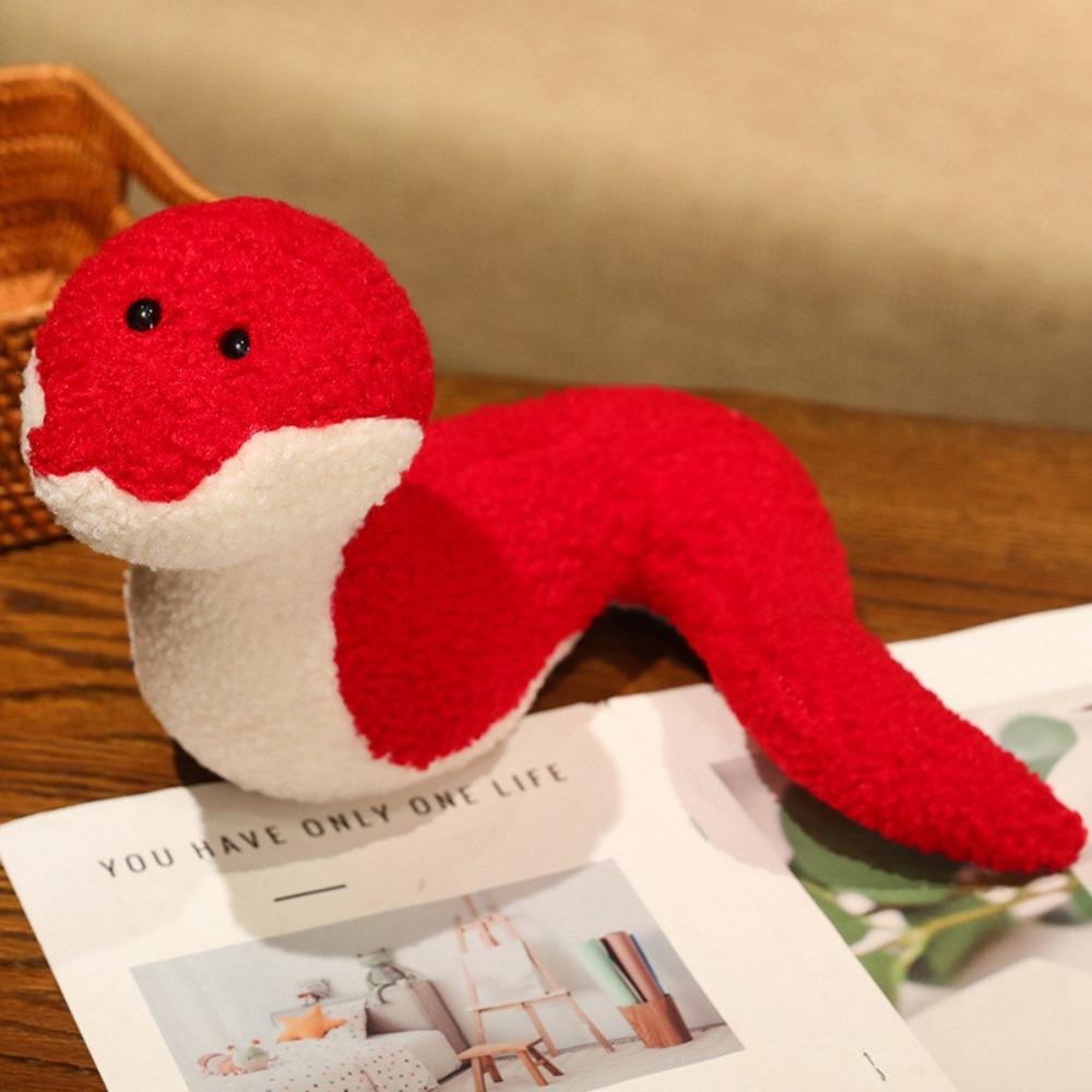 Happy New Year Snake Year Plush Toy PP Cotton Snake Doll Plushies  New Year Gifts
