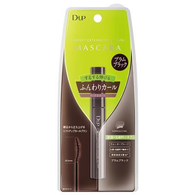 Perfect Extension Mascara for Plum Black D-UP Curl, (1 Lash)