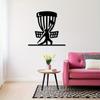 Metal Wall Art Indoor Outdoor Decor Matte Black Sports Theme Golf Kids Room Gift