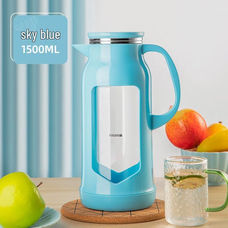 Жаропрочная стеклянная кувшин FUGUANG с инфузером 1500ml