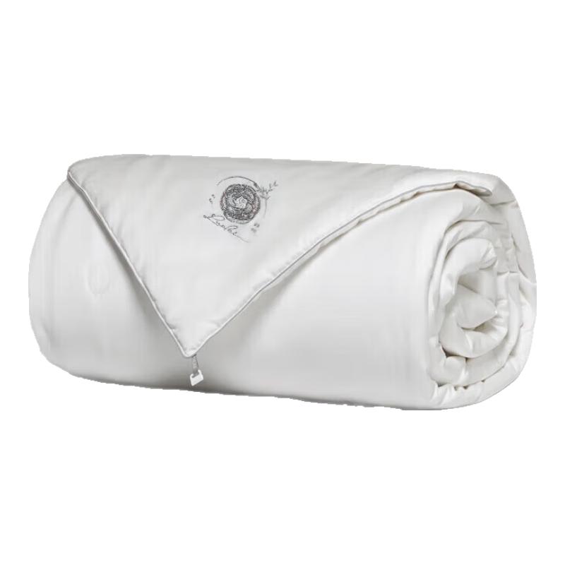 Luolai 100% Mulberry Silk Quilt with 60-Count Cotton Shell