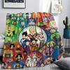 1PC Dragon Ball Patterned Flannel Blanket Suitable For All Seasons For Home Decor Warmth And Comfort Gifts Holiday Present