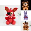Adorable Peluche de Five Nights At Freddy's Oso Zorro Bonnie Dorado Para Niños Decoración del Hogar