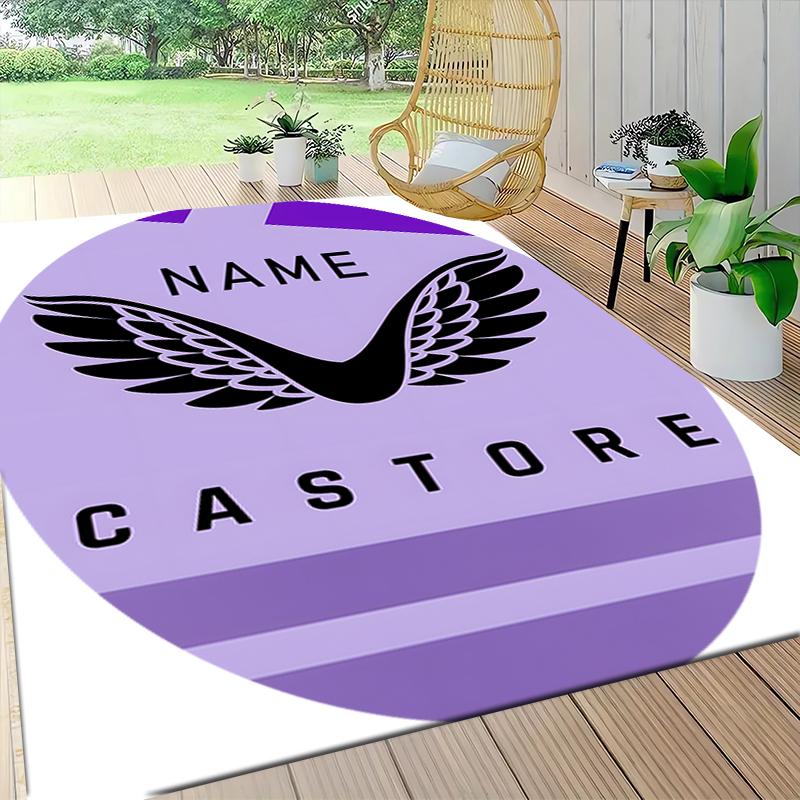 Custom Name Portsmouth FC Crest Carpet Rug Customizable Soft Washable Anti-Slip Home Living Room Sofa Mats Personalized Rug. 0909232