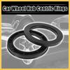 4pcs Plastic 77.8mm to 108mm Car Hub Centric Rings Wheel Bore Center Spacer Auto Replacement Parts