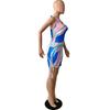 Y1650 Sexy Backless Sleeveless Suspender Dress for Women