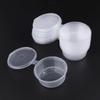 50-100Pcs Clear Plastic Sauce Jars with Lids Small Sauce Cup Disposable Food Containers Sauce Pots for Kitchen Food Storage