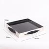 Stainless Steel Trays Simple Dining Room Fruit Plate Coffee Table Aromatherapy Tray Modern Desktop Decoration Organize Plates