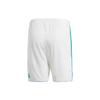 Adidas Real Madrid Baskılı Elastik Bel Futbol Şortu Erkek Alt Beyaz Parlak-Camgöbeği BR8705