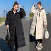 Women's Autumn And Winter Loose Long Knee Length Cotton Coat Thickened Casual Cotton Coat