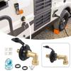 For Motorhomes Campers Boats Trailer Leak Resistant Water Inlet With Brass Check Valves And Hose Elbow Easy Installation
