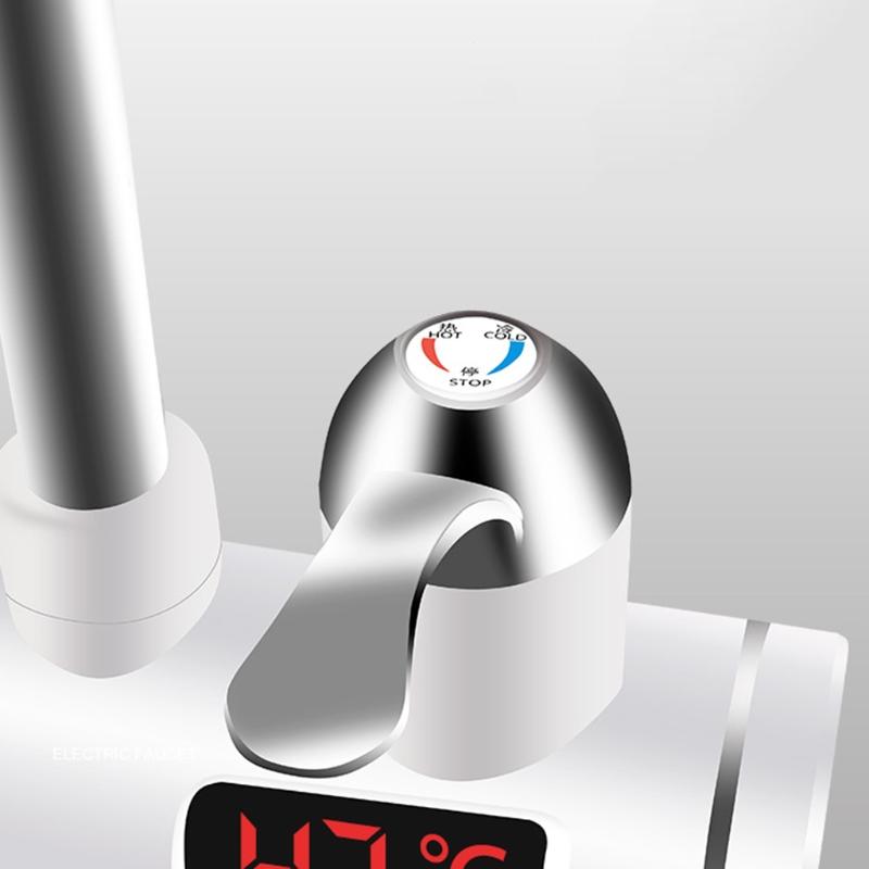 Electric Water Heater Kitchen Faucet Instant Hot Water Faucet Heater 220V Heating Faucet Instantaneous Heaters