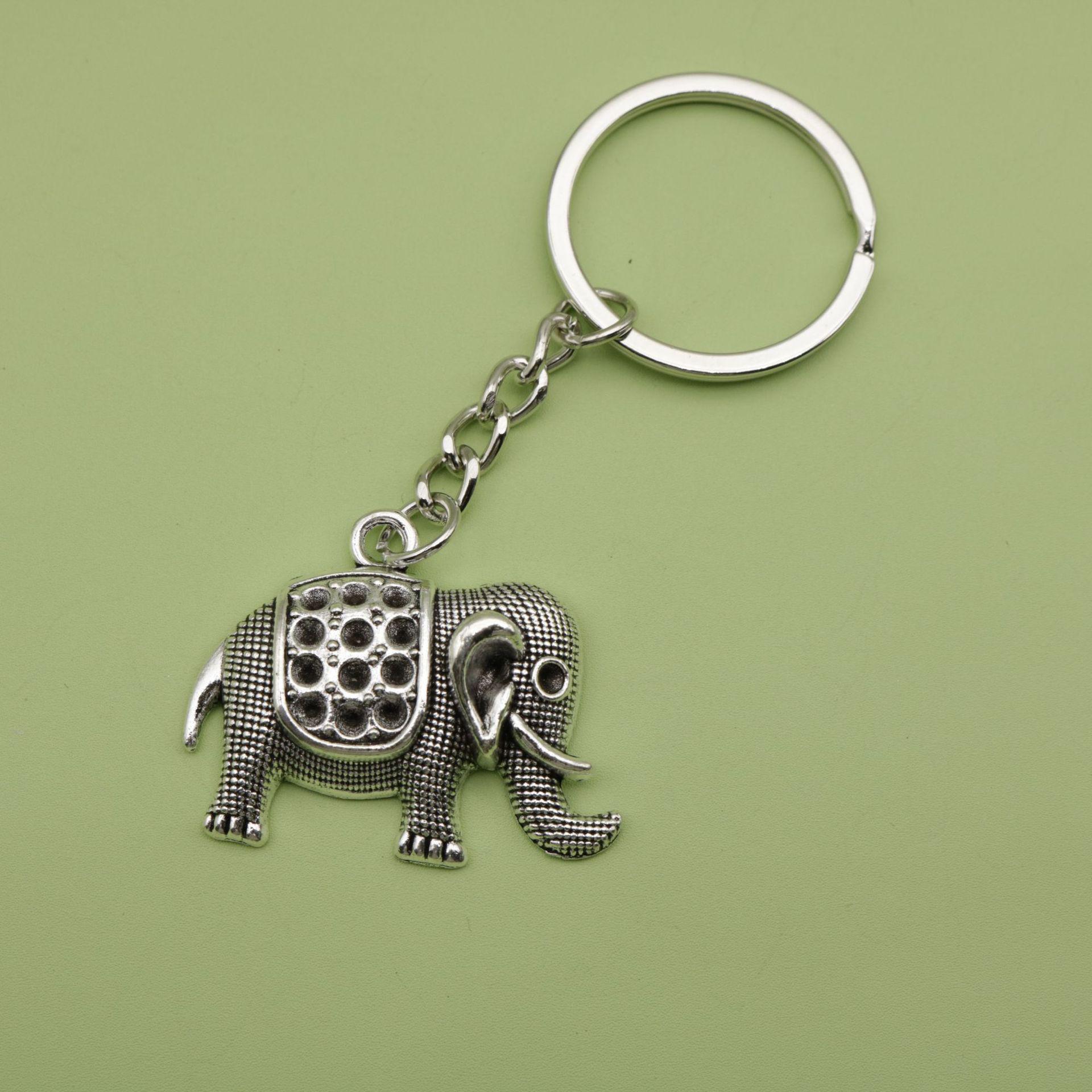 Simple Elephant Keychain Pendant: Hot Selling Jewelry