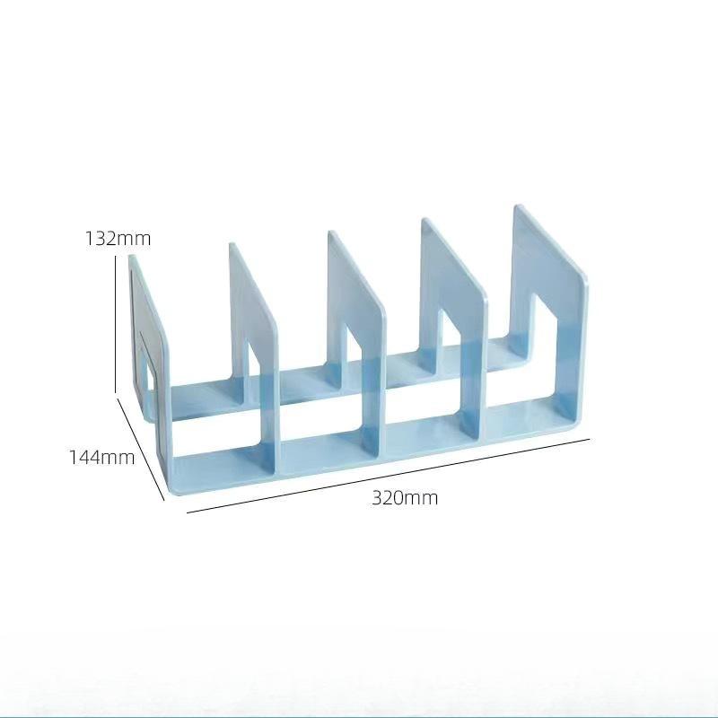 Transparent Book Riser Student Desktop Organiser Divider Shelf Book FileBook Rack Office Data Shelf Baffle