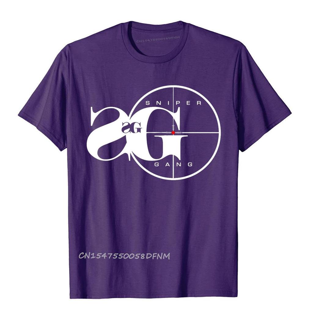 Sniper Gang Happy Anjar Premium Baumwolle Tops & T-Shirts für Herren Fitness Top T-Shirts Lässig Lustig